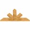 Ekena Millwork Saratoga Rough Sawn Timber Gable Bracket, Western Red Cedar, 48"W x 28"H x 2"D x 6"F, 14/12 Pitch GBW048X28X0206SAR00RWR - alternate 3